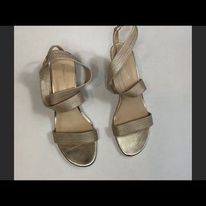 Donald Pliner “Vona” Gold Sandal